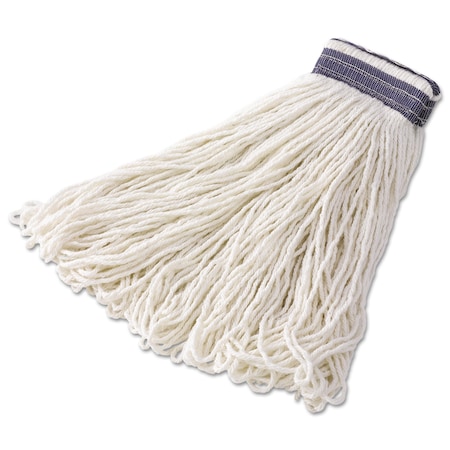 Rubbermaid Commercial Looped-End Mop, White, Rayon, PK12 FGE43800WH00